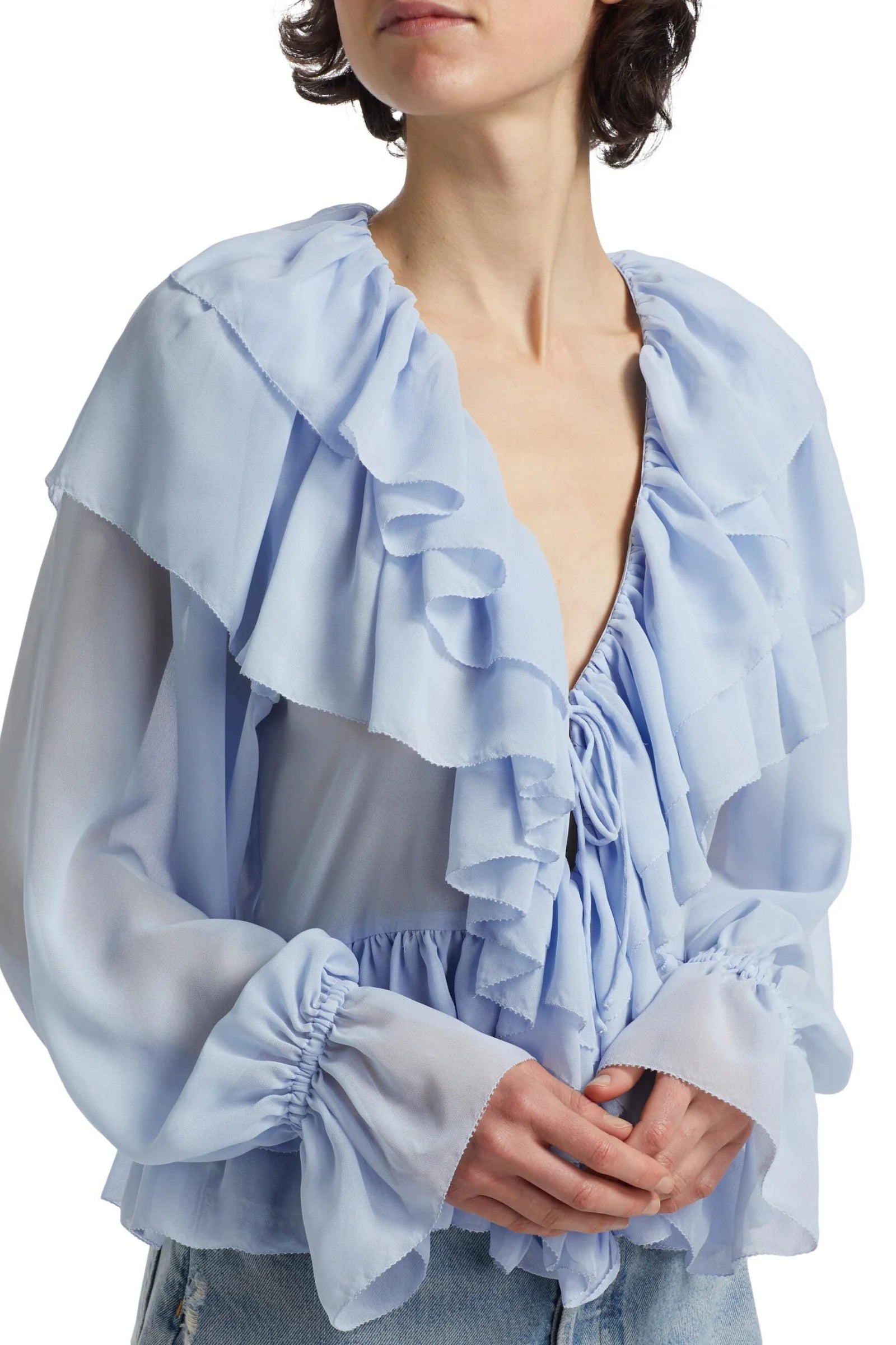 Willow | Chic Ruffle Top for Effortless Elegance
