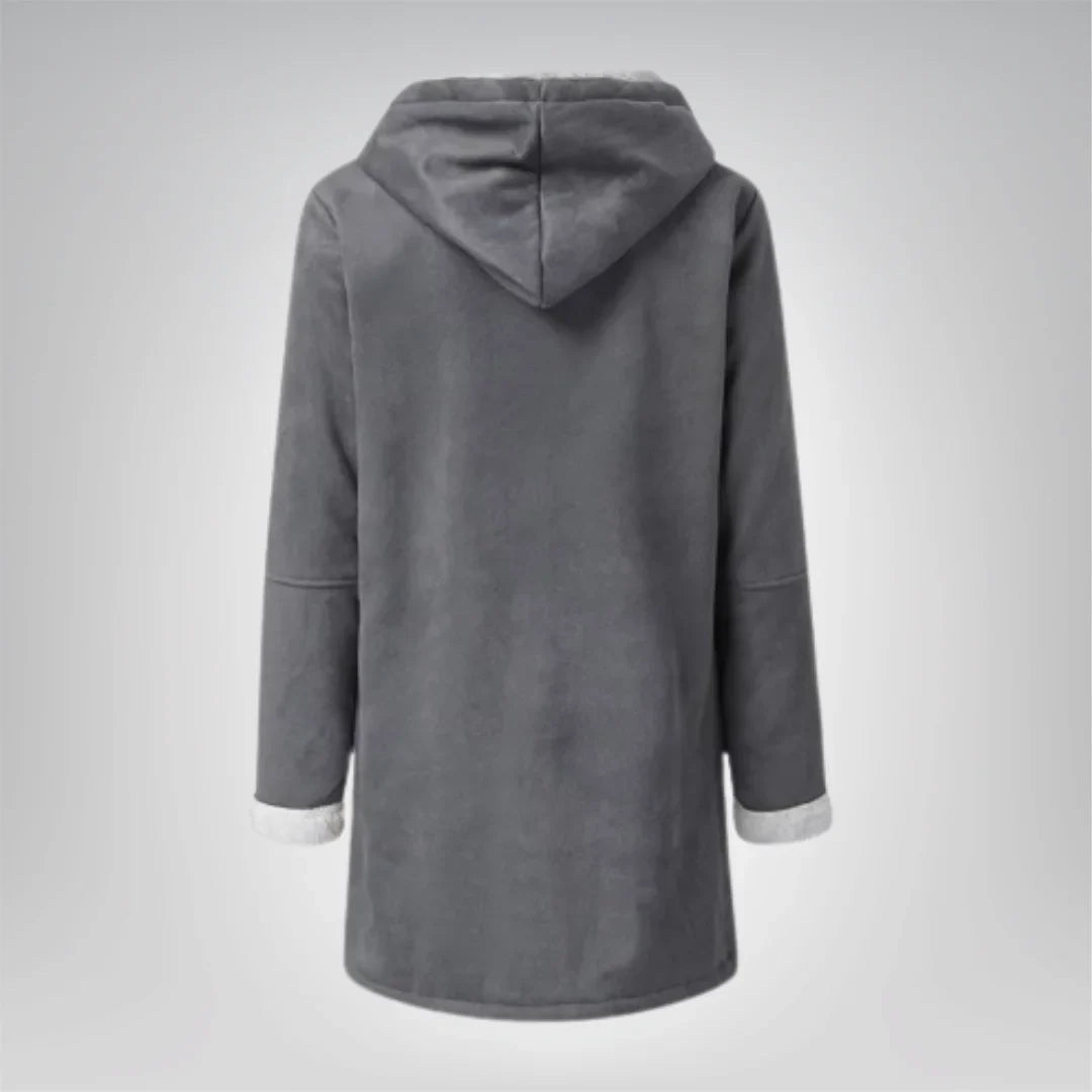 Aria | Women's Fleece Jacket with Hood and Pockets