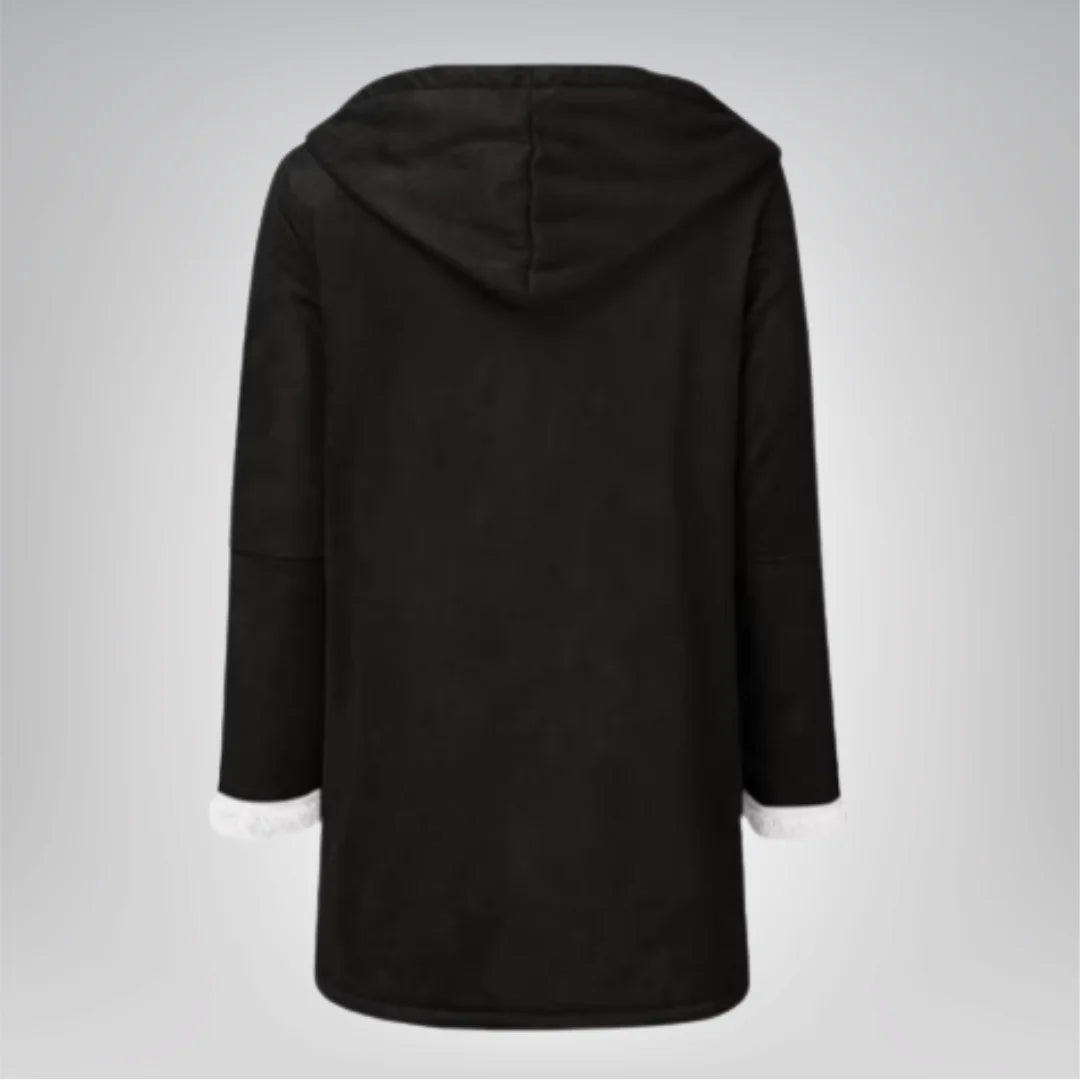 Aria | Women's Fleece Jacket with Hood and Pockets