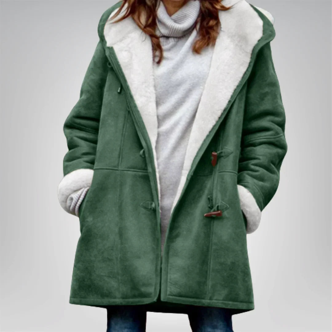 Aria | Women's Fleece Jacket with Hood and Pockets