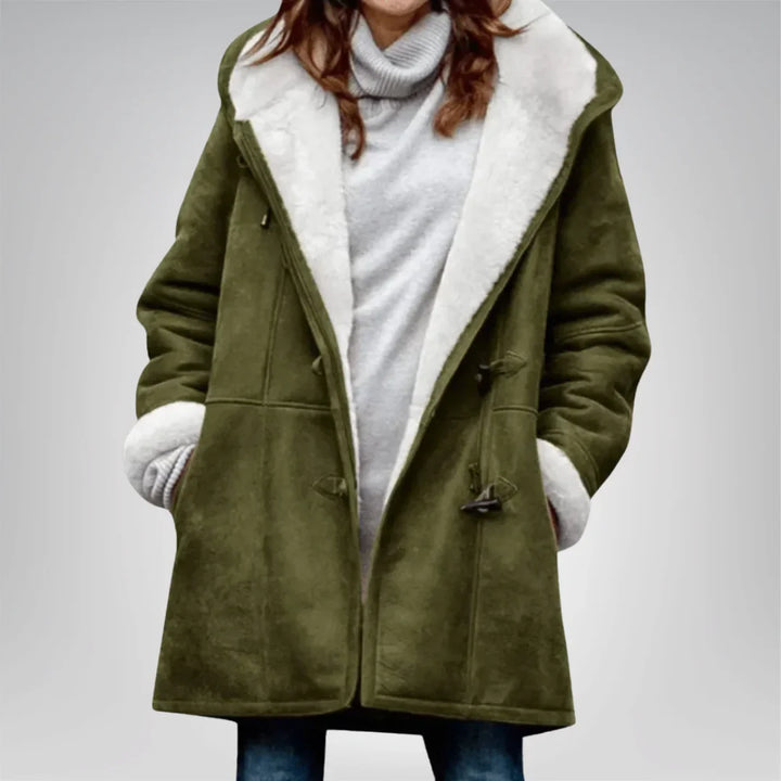 Aria | Women's Fleece Jacket with Hood and Pockets