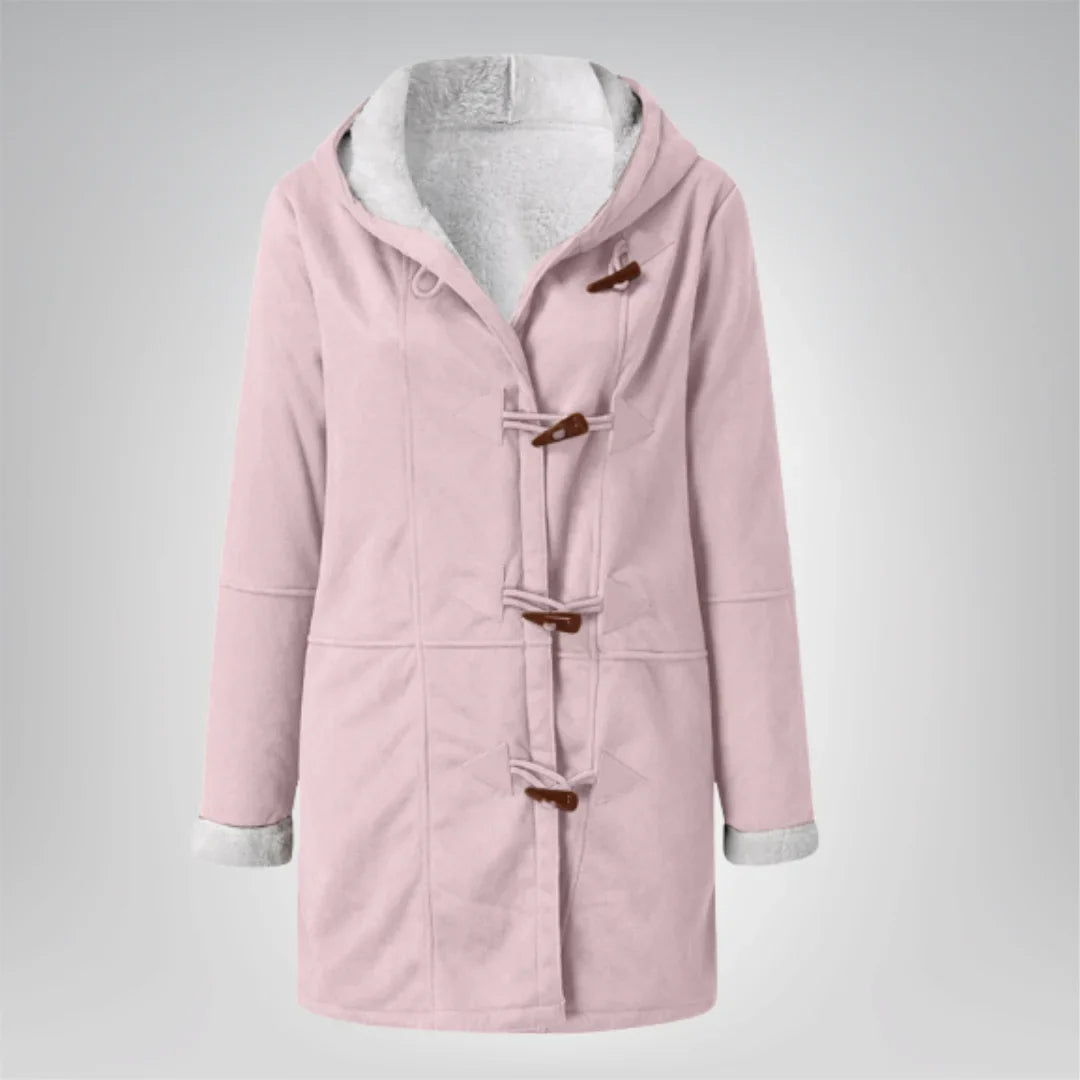 Aria | Women's Fleece Jacket with Hood and Pockets