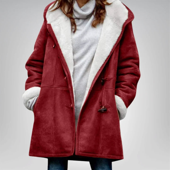 Aria | Women's Fleece Jacket with Hood and Pockets