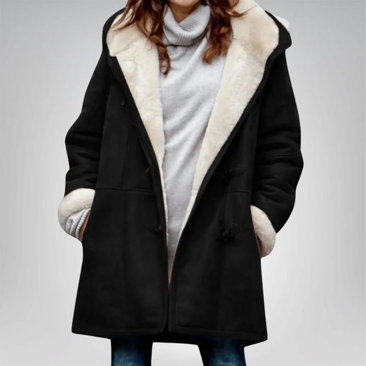 Aria | Women's Fleece Jacket with Hood and Pockets