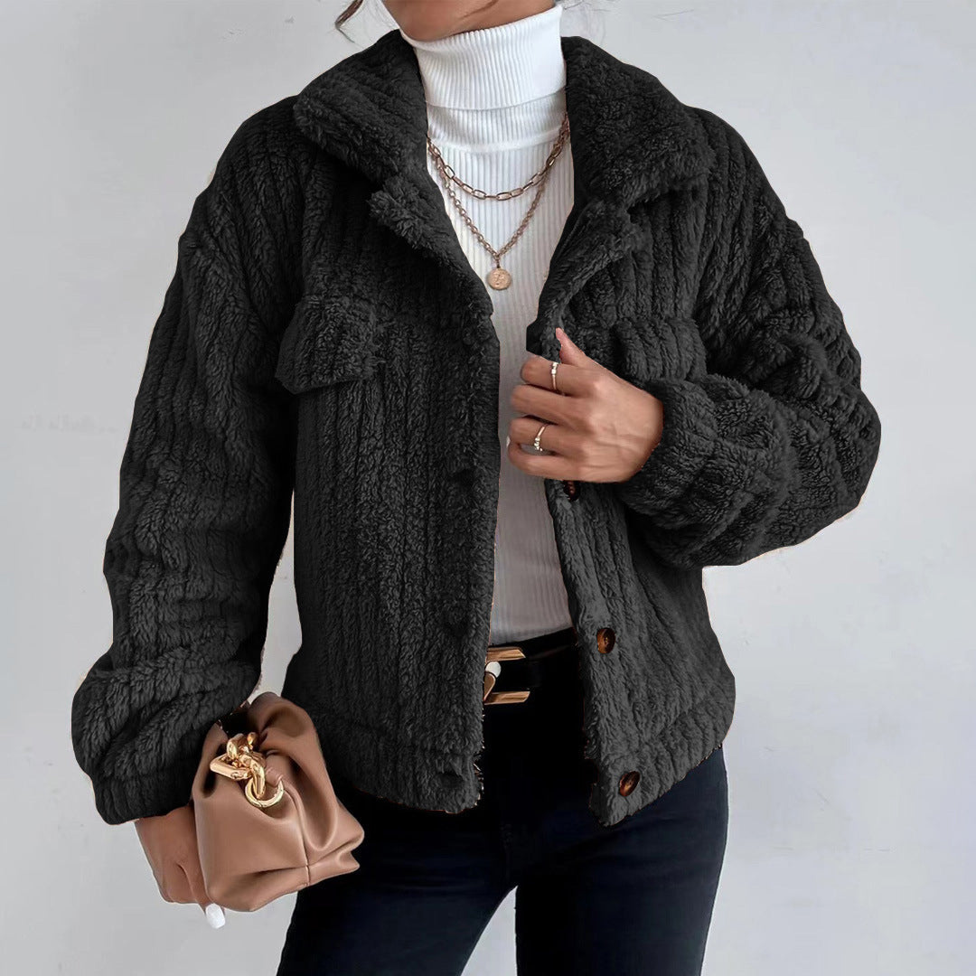 Zoe | Winter Long Sleeve Teddy Jacket