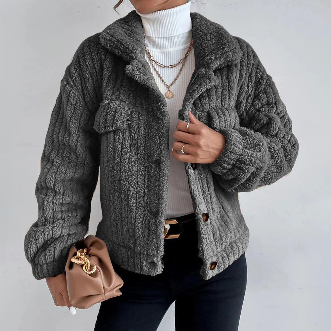 Zoe | Winter Long Sleeve Teddy Jacket