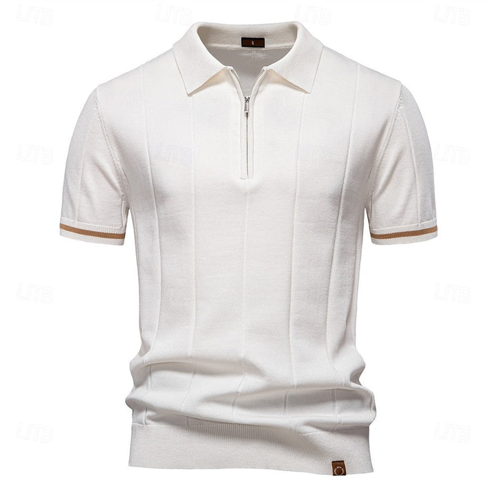Dave | Premium Summer Polo with Zipper