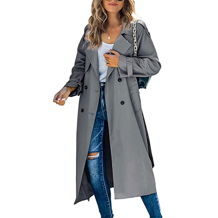 Tess | Women's Long Trenchcoat for Autumn