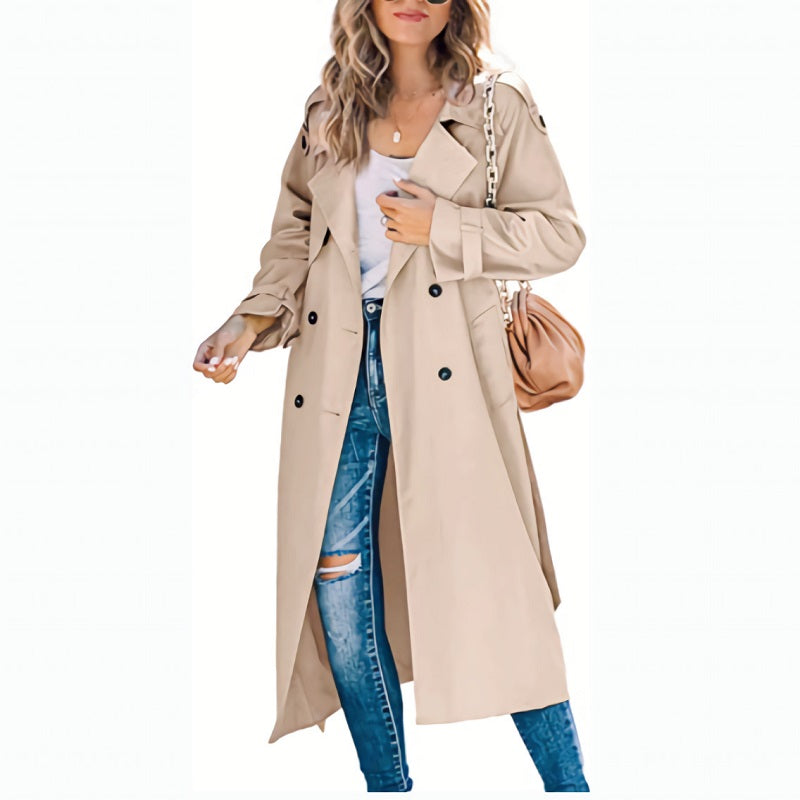Tess | Women's Long Trenchcoat for Autumn