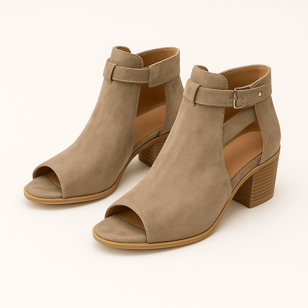 Devon | Chic Cut-Out Ankle Boots for Comfort