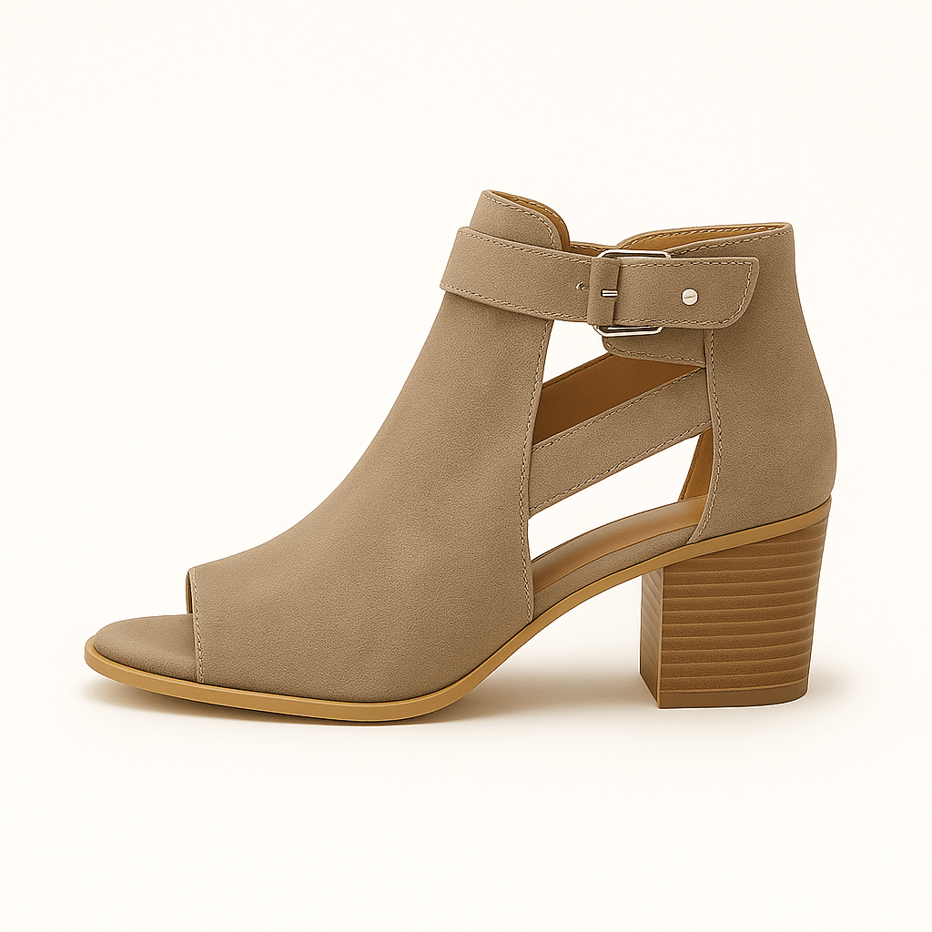 Devon | Chic Cut-Out Ankle Boots for Comfort