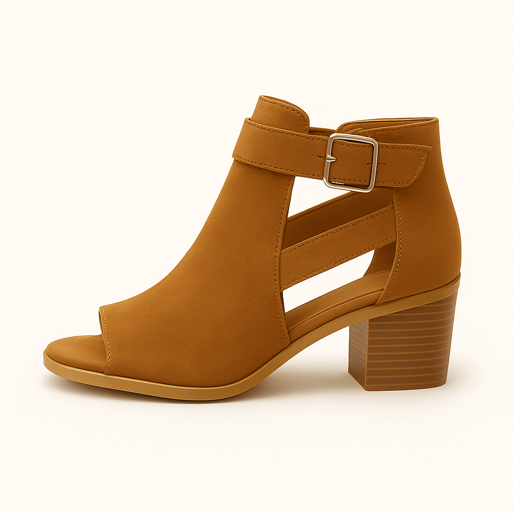 Devon | Chic Cut-Out Ankle Boots for Comfort