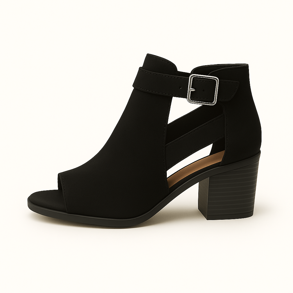 Devon | Chic Cut-Out Ankle Boots for Comfort