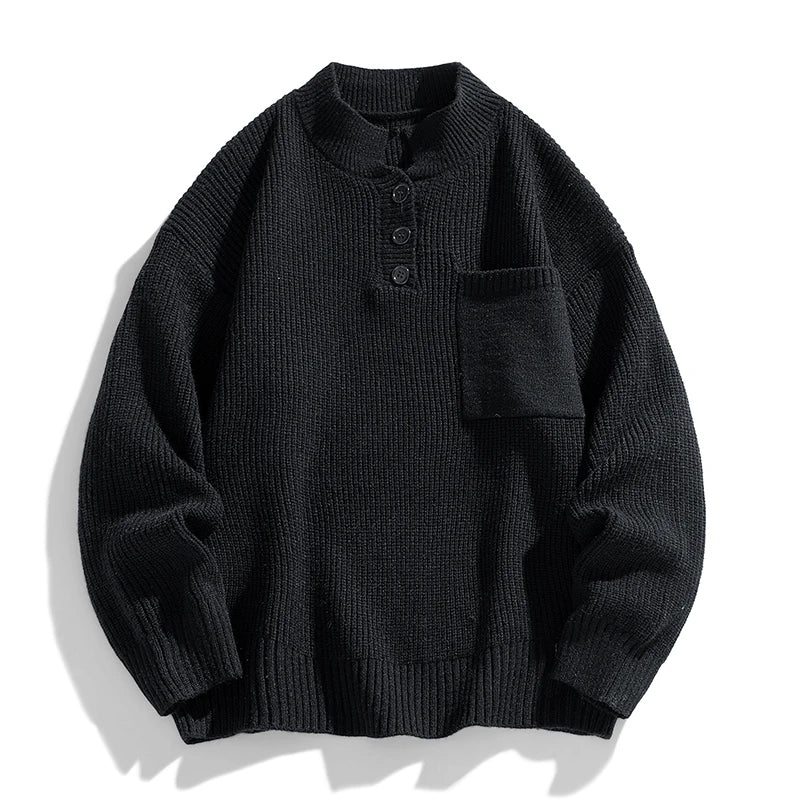 Christopher | Men's Winter Sweater with Pockets