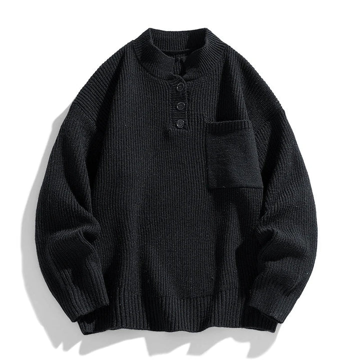 Christopher | Men's Winter Sweater with Pockets