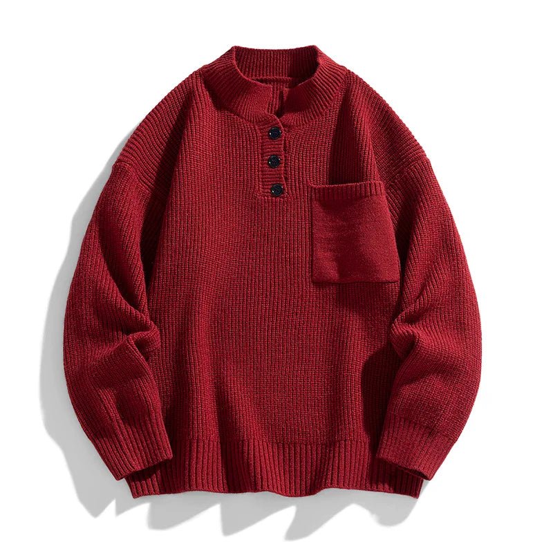 Christopher | Men's Winter Sweater with Pockets