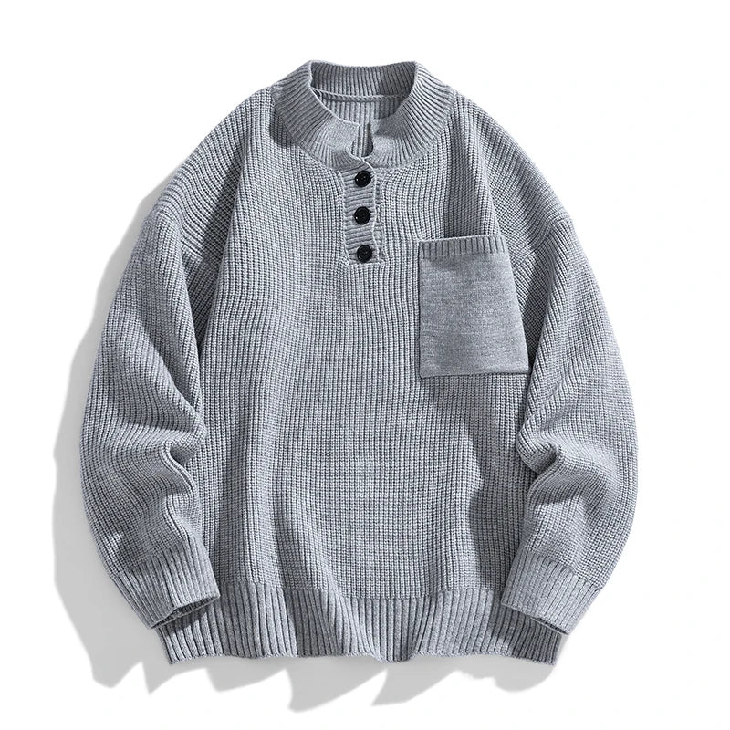 Christopher | Men's Winter Sweater with Pockets