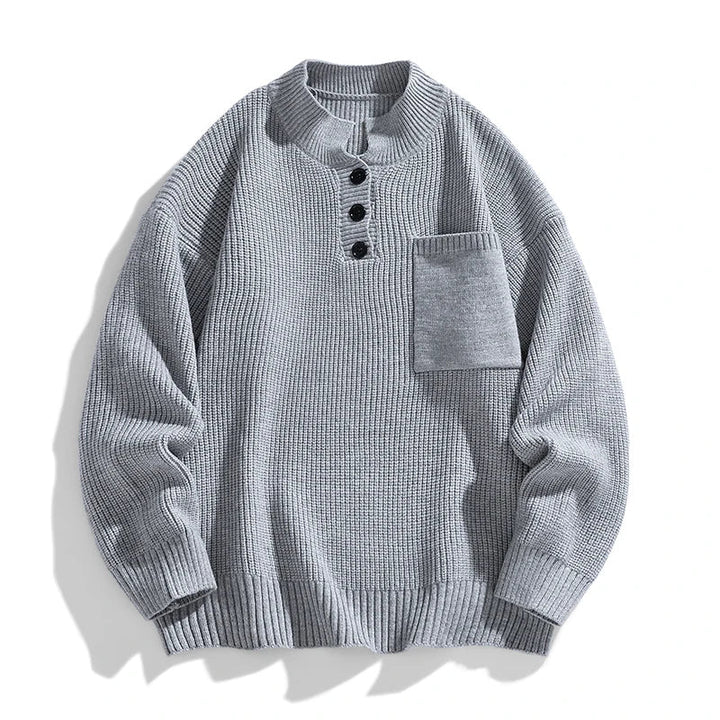 Christopher | Men's Winter Sweater with Pockets