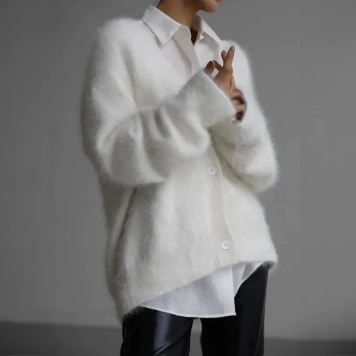 Rose | Cozy Women's Long Sleeve Cardigan