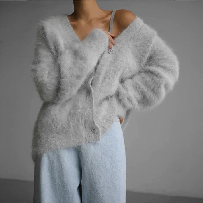 Rose | Cozy Women's Long Sleeve Cardigan