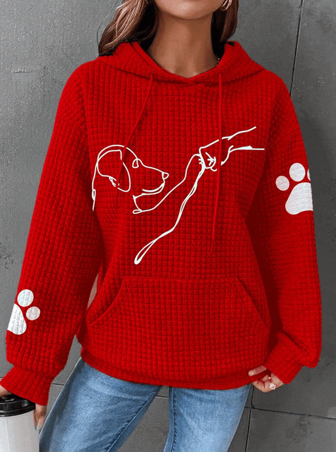 Mila | Cozy Women's Hoodie with Dog Prints