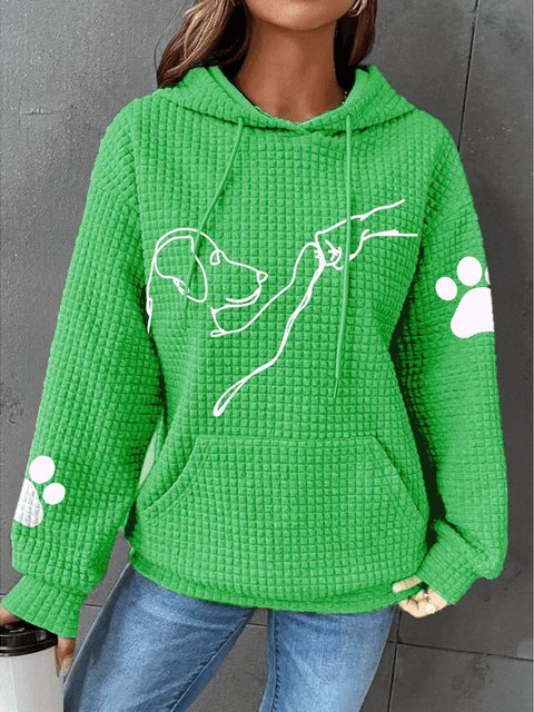 Mila | Cozy Women's Hoodie with Dog Prints