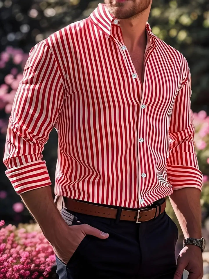 Noah – Striped Cotton Shirt