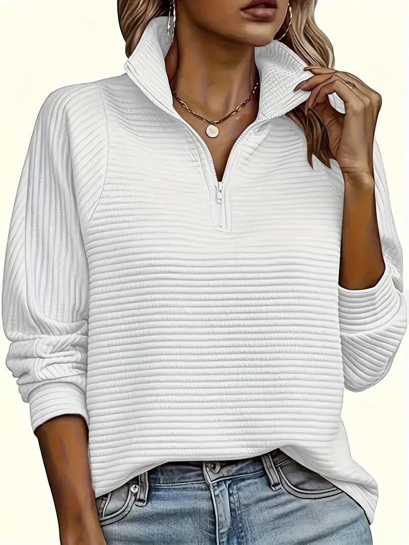 Ruby | Cozy Winter Zipper Sweater for Warmth