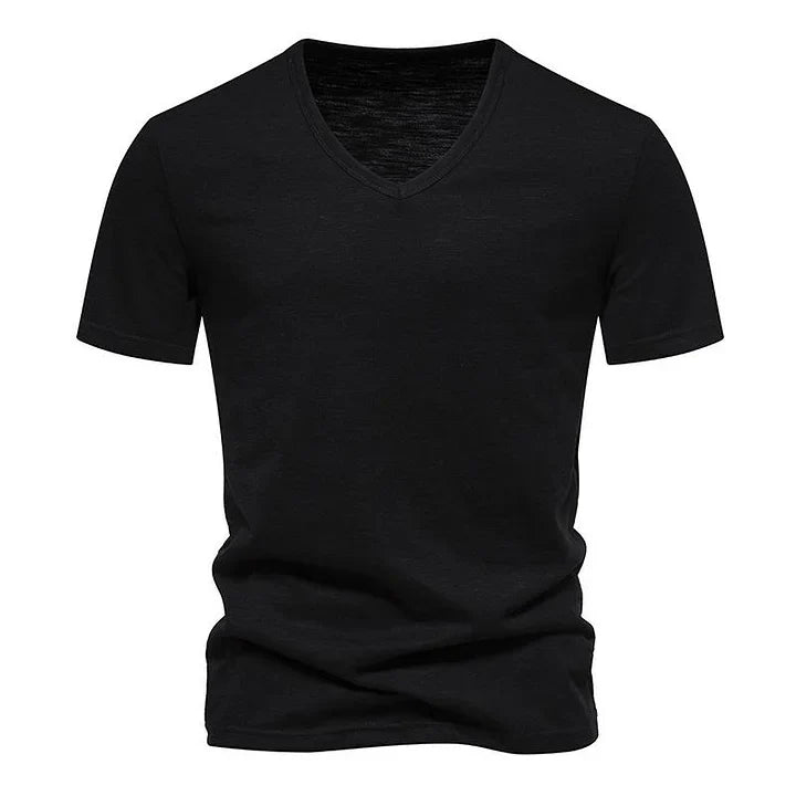 Men's Casual Bamboo V-Neck T-Shirt