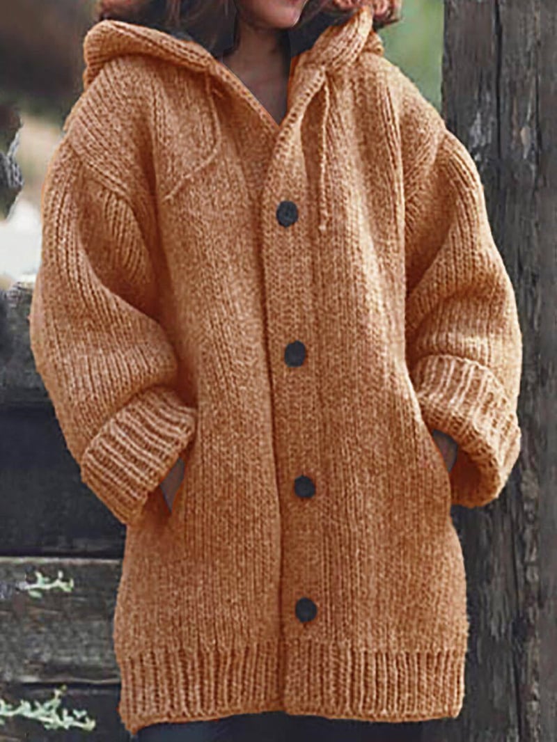 Hope | Women's Cozy Hooded Knit Cardigan