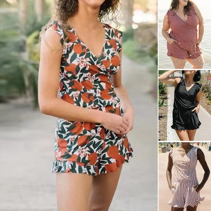Women's Swimsuit with Built-in Bra
