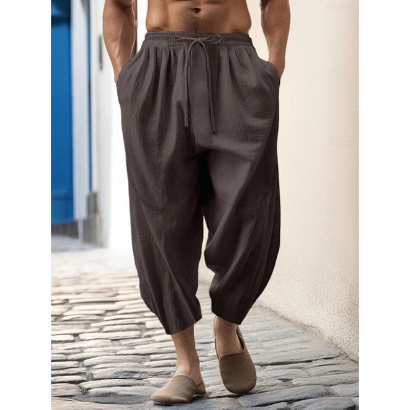 George – Linen Summer Trousers for Men