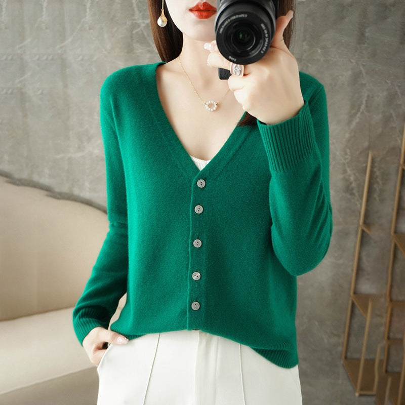Kate | Women's Casual V-Neck Knit Cardigan