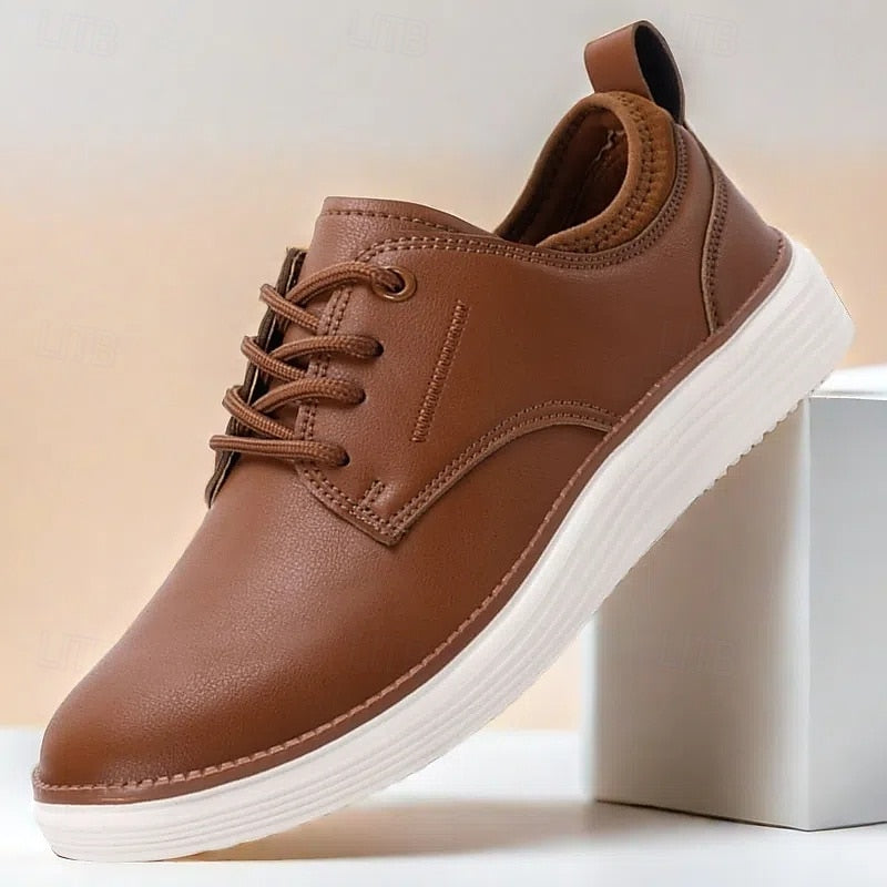 David - Leather Oxford Sneakers