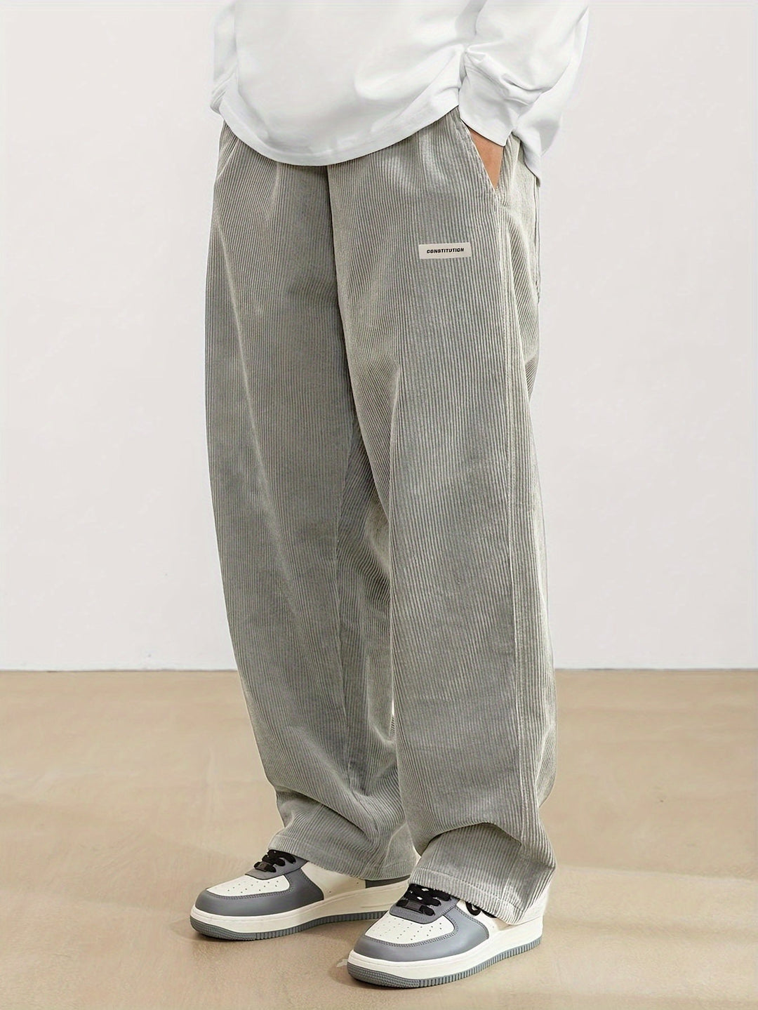 Edward | Men's Relaxed Fit Wide-Leg Corduroy Pants