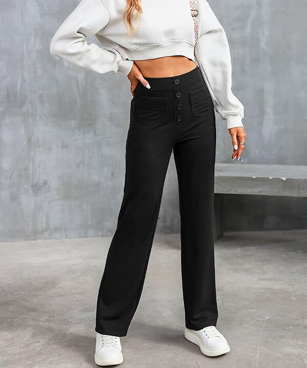 Comfortable High-Waisted Pants for Women
