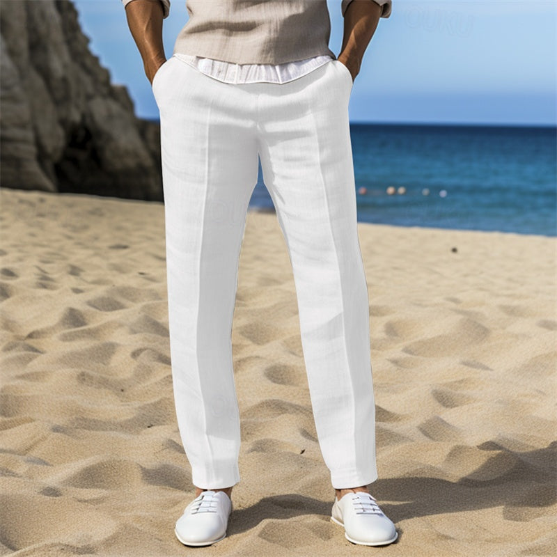 William – Linen Summer Trousers for Men
