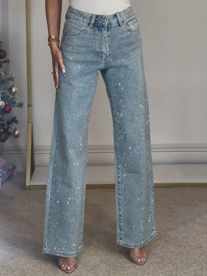 Ava - Stylish glitter jeans
