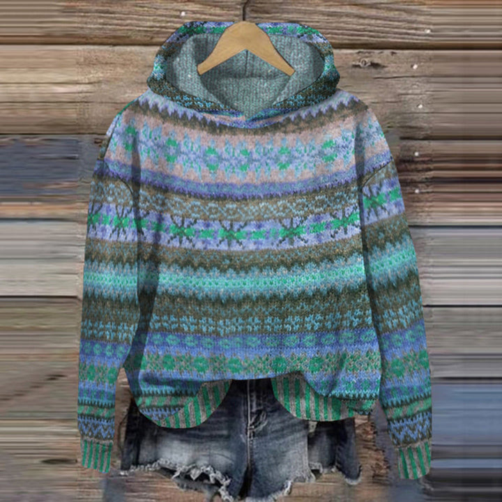 Luna | Women's Nordic Hooded Sweater for Winter