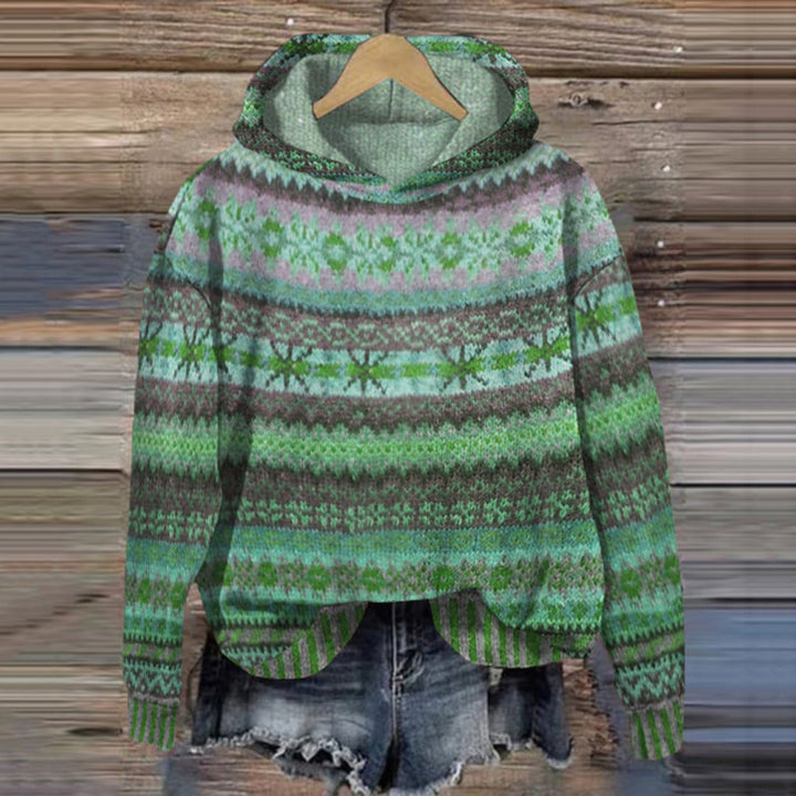 Luna | Women's Nordic Hooded Sweater for Winter