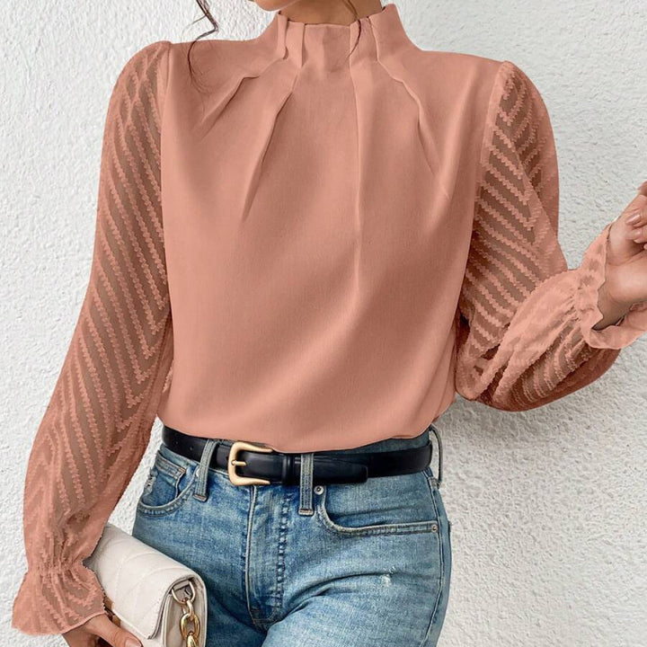 Evelyn | Chic Patterned Blouse for Ladies