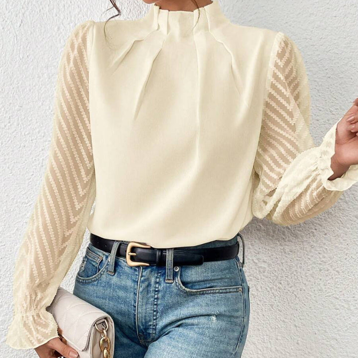 Evelyn | Chic Patterned Blouse for Ladies