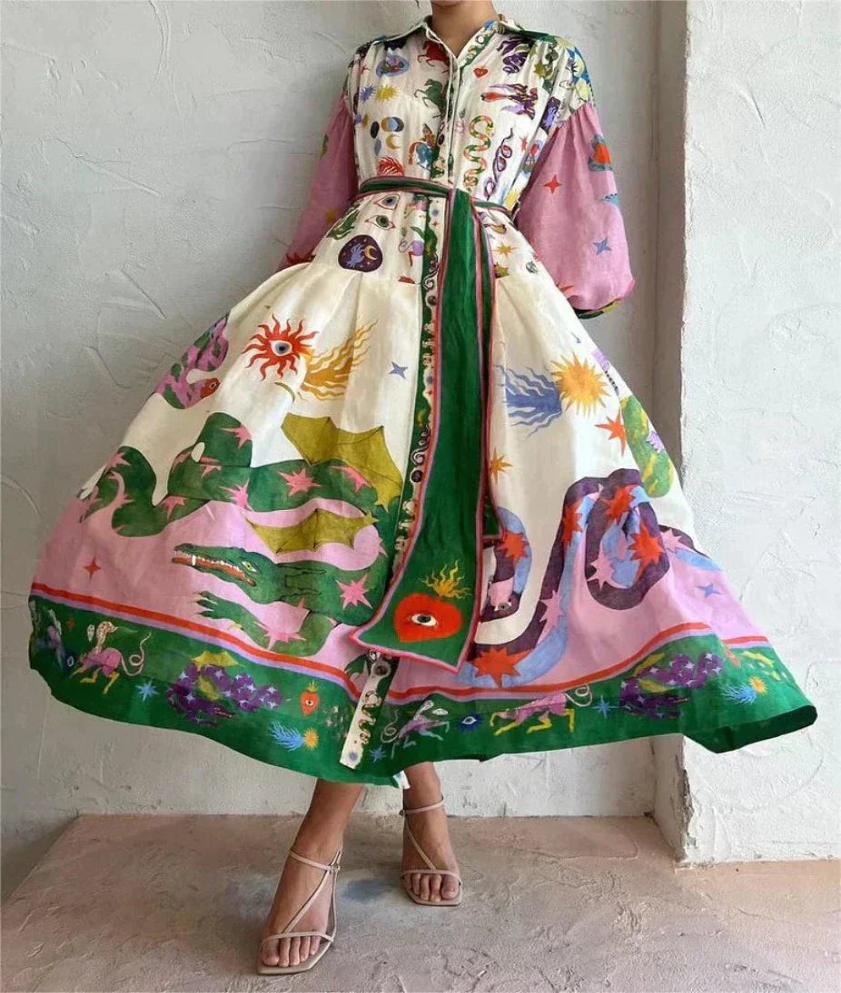 Beverly | Chic Flowy Dress for Any Event