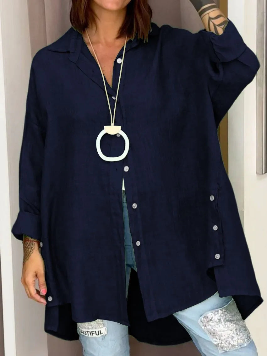 Judie | Relaxed Fit Button-Up for Chic Comfort