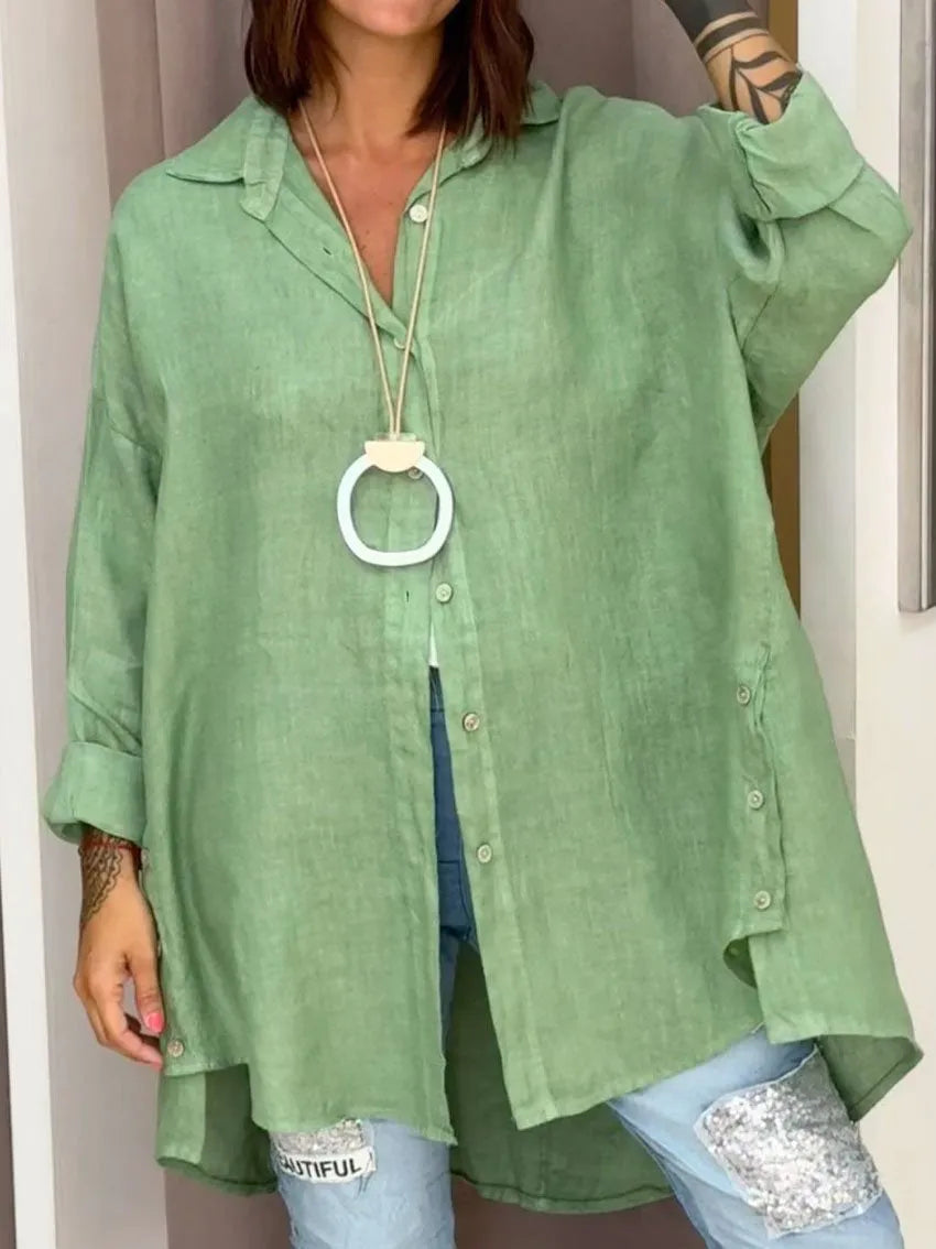 Judie | Relaxed Fit Button-Up for Chic Comfort