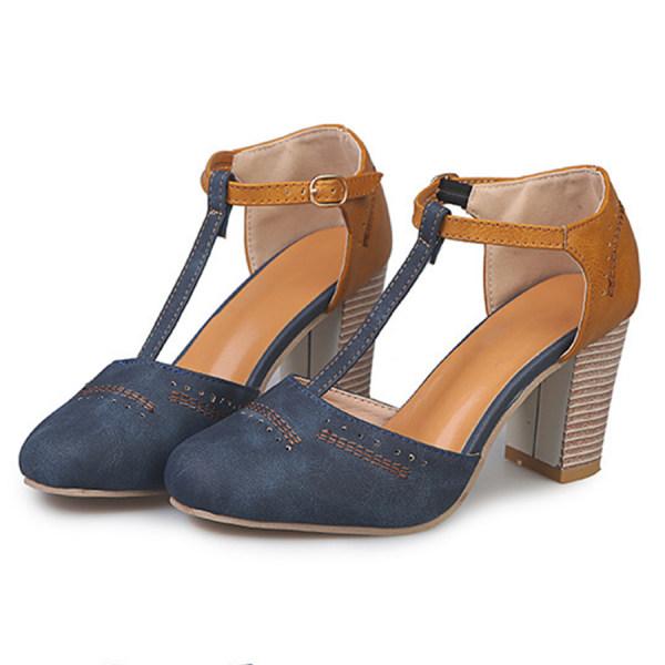 Alicia | Chic T-Strap Heels for Trendsetters