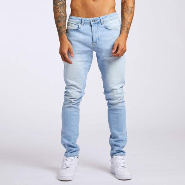 Oliver | Slim fit stretch denim jeans for men