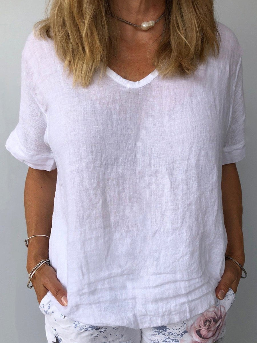 Tessa | Relaxed Fit Cotton Linen Tunic
