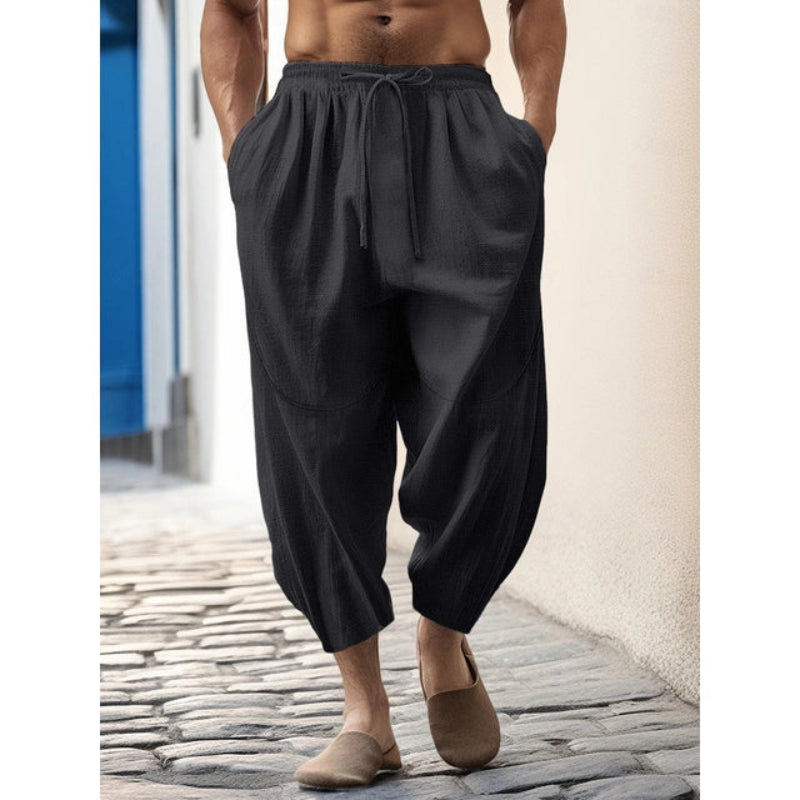 George – Linen Summer Trousers for Men
