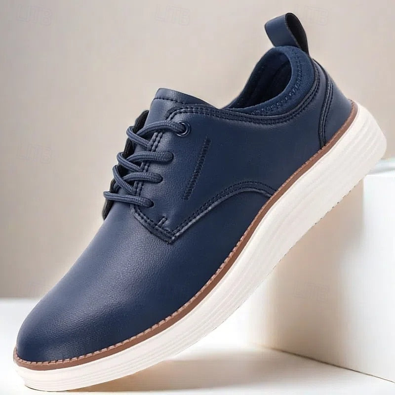 David - Leather Oxford Sneakers